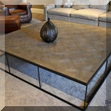 F21. Restoration Hardware coffee table. 72”x72” - $995 